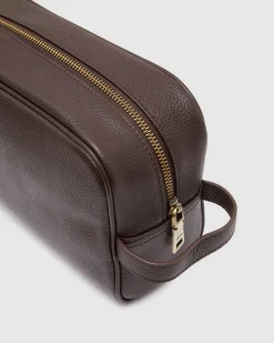 Royce Leather Wash Bag