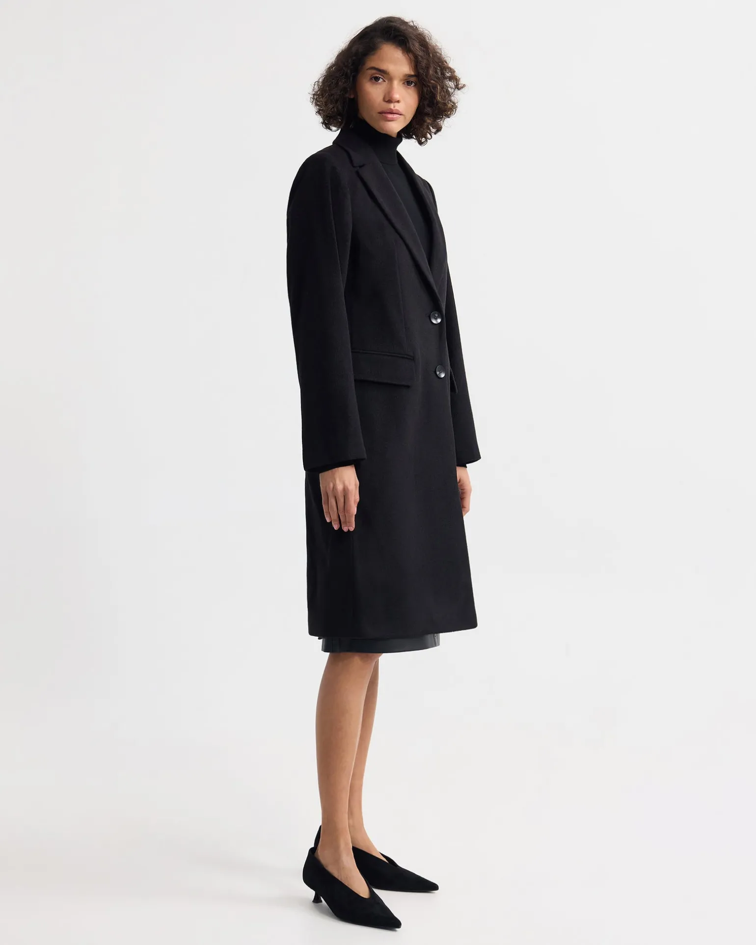 Ruby Wool Rich Tailored Overcoat