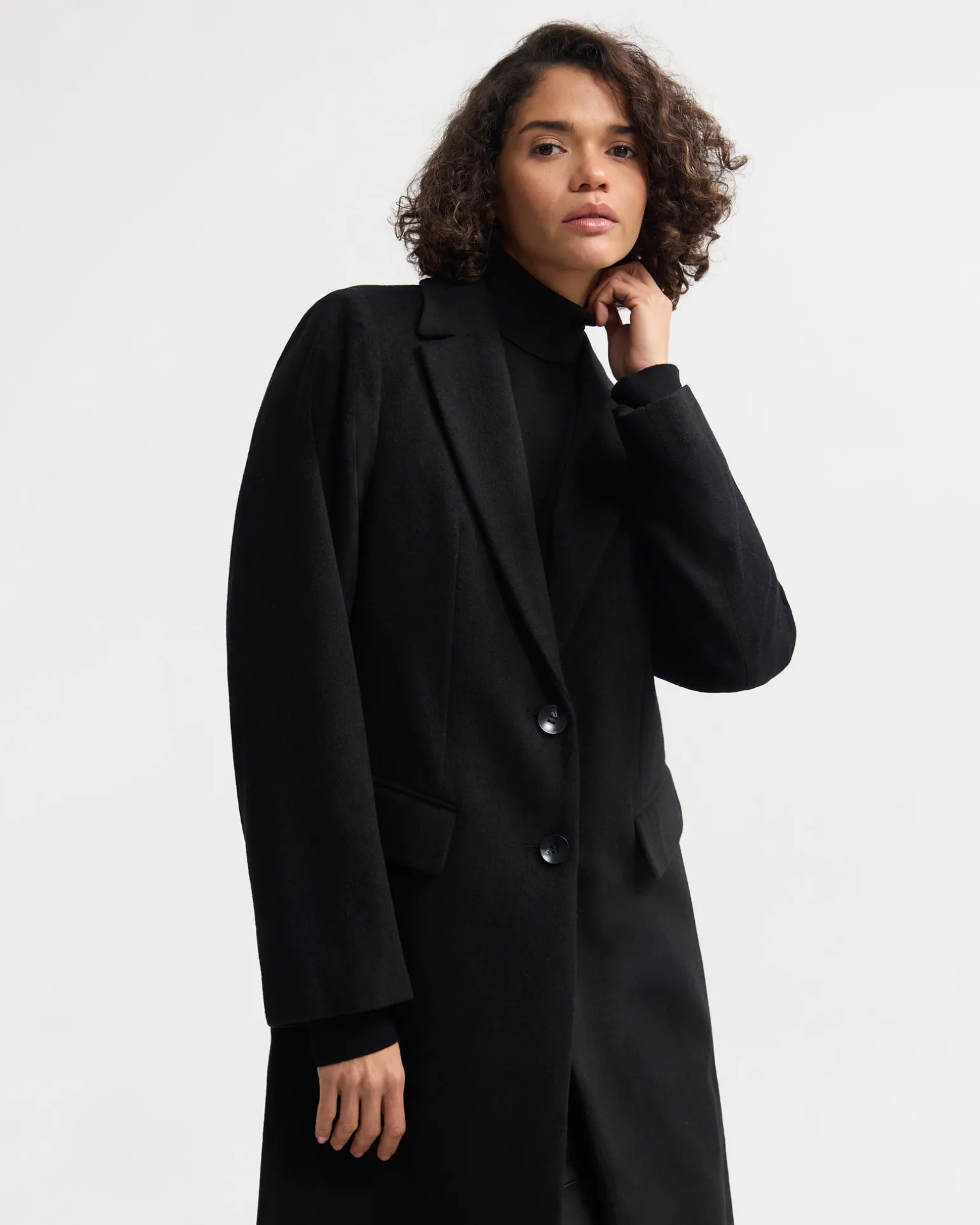 Ruby Wool Rich Tailored Overcoat