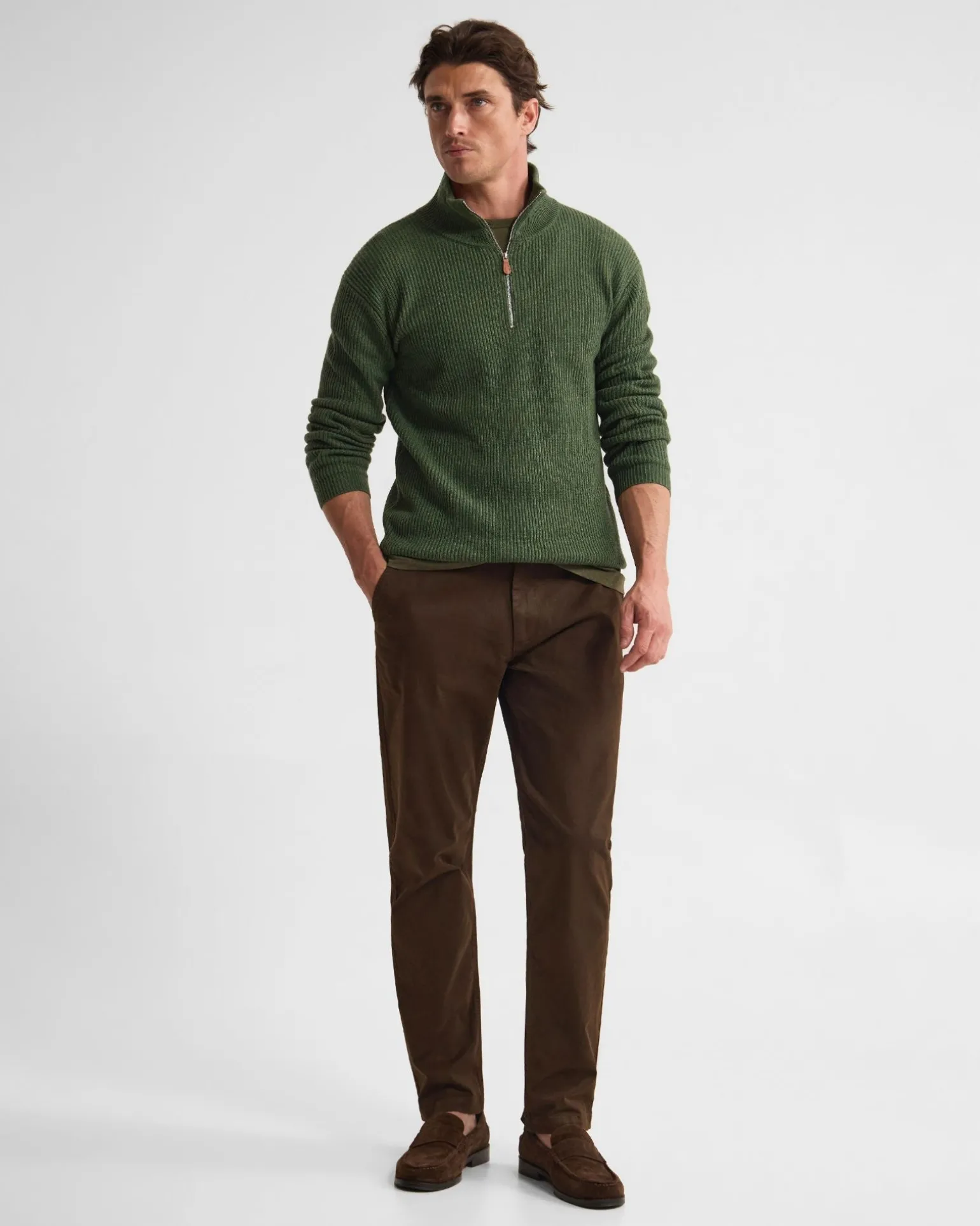 Ryan Zip Neck Knit