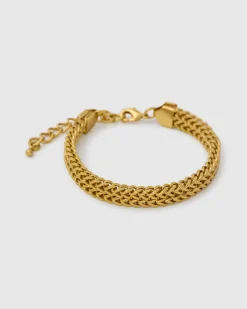 Sabine Herringbone Chain Bracelet