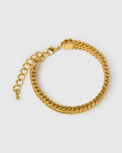Sabine Herringbone Chain Bracelet