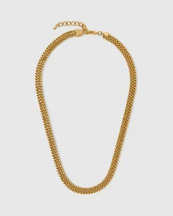 Sabine Herringbone Chain Necklace