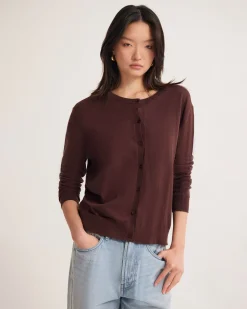 Saga Side Button Cardigan