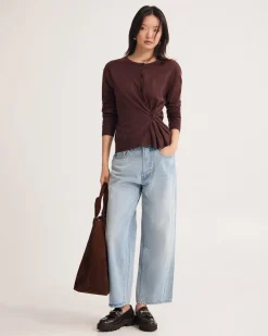 Saga Side Button Cardigan
