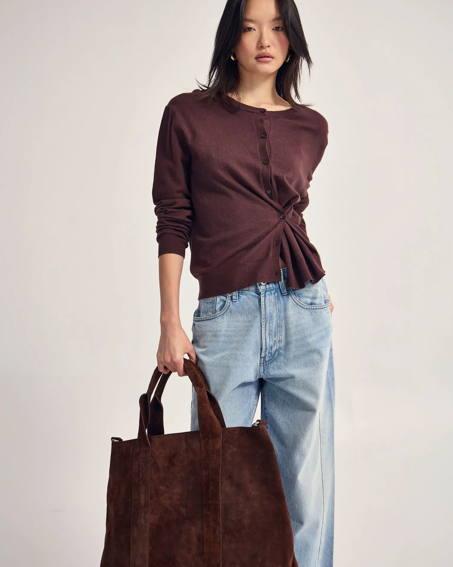 Saga Side Button Cardigan