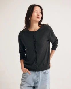 Saga Side Button Cardigan
