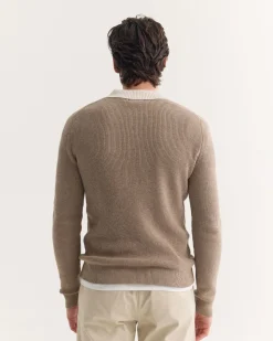 Sam Contrast Collar Knit
