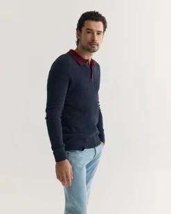 Sam Contrast Collar Knit