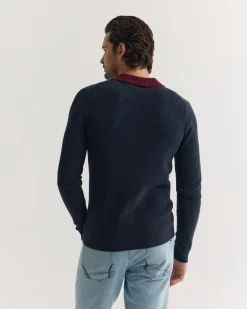 Sam Contrast Collar Knit