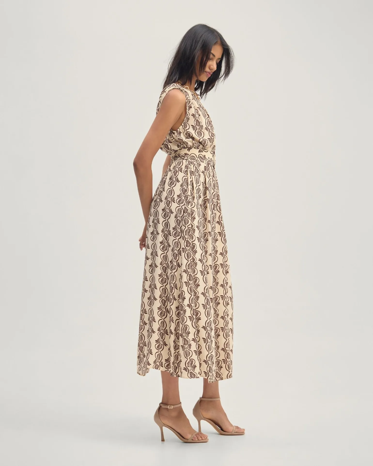 Samia One Shoulder Printed Dress