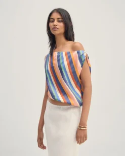 Sandy Striped Top