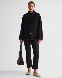 Sarina Wool Blend Scarf Jacket