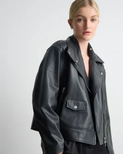 Sasha Biker Leather Jacket