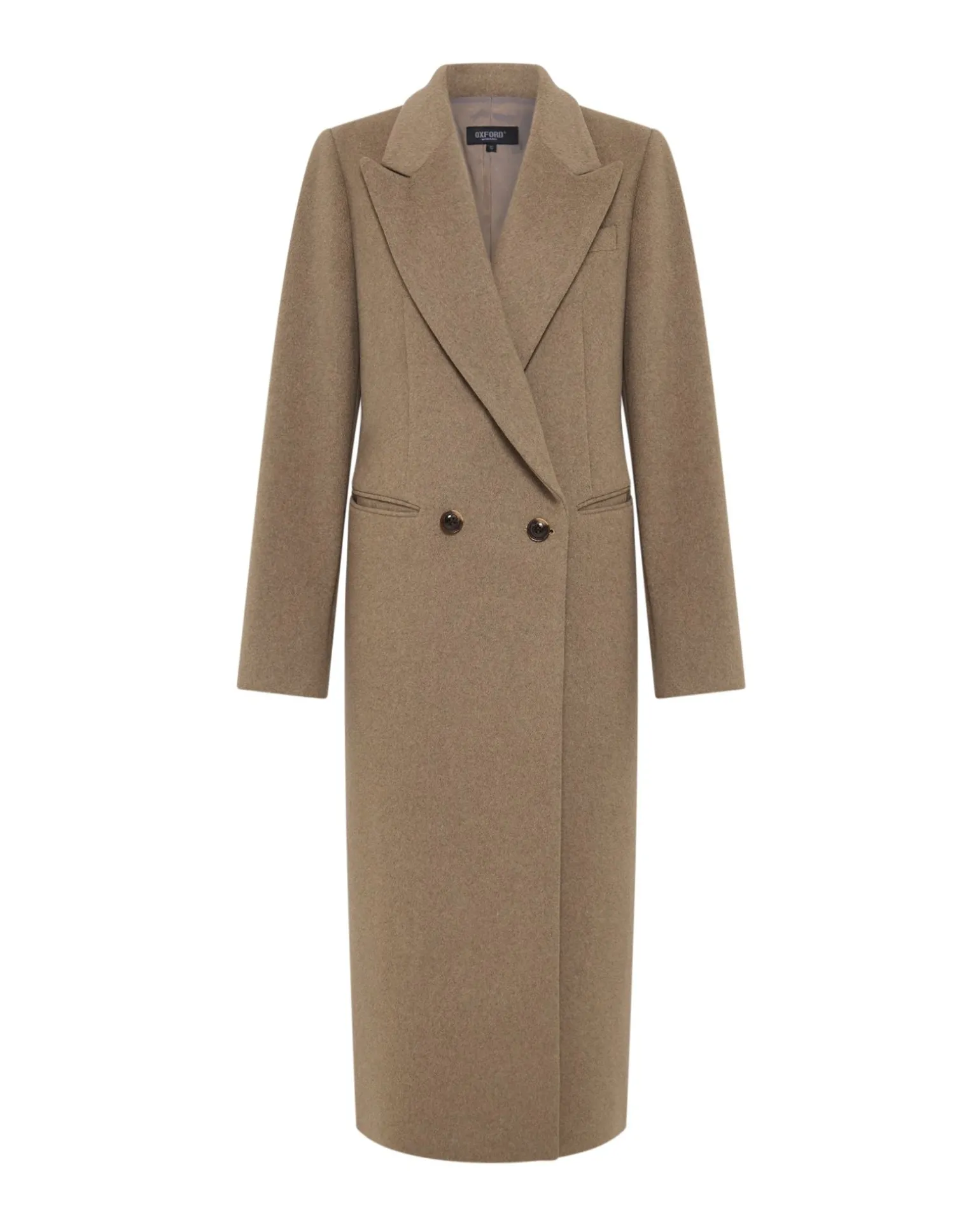 Saskia Double Breasted Wool Rich Coat