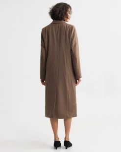 Saskia Double Breasted Wool Rich Coat