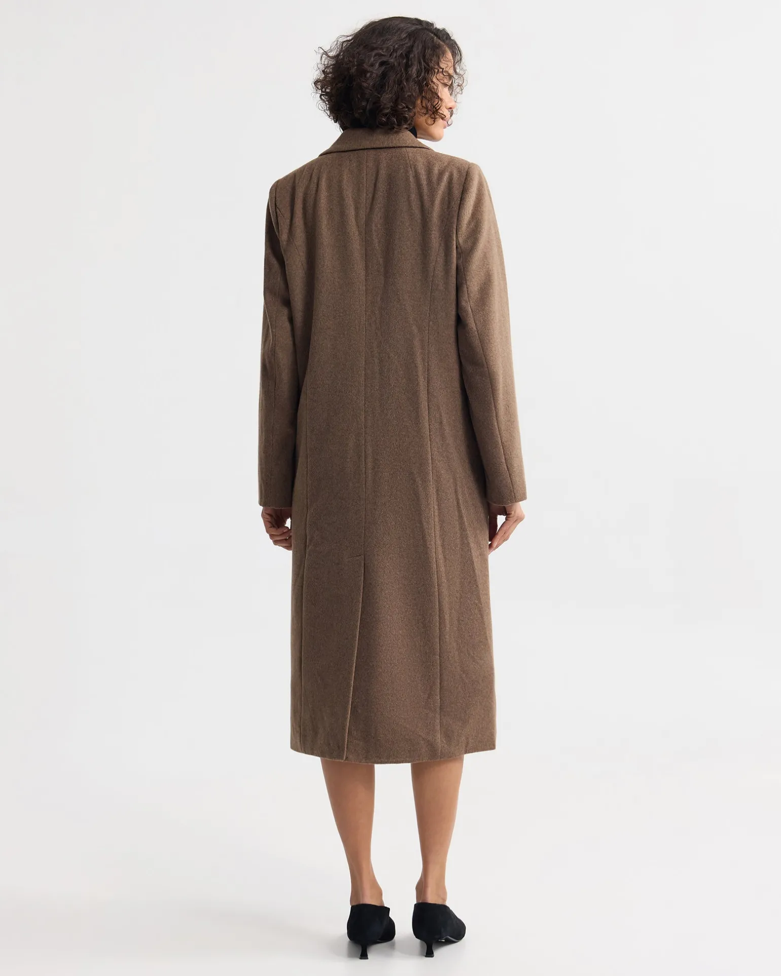 Saskia Double Breasted Wool Rich Coat