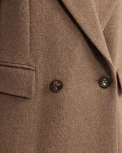 Saskia Double Breasted Wool Rich Coat