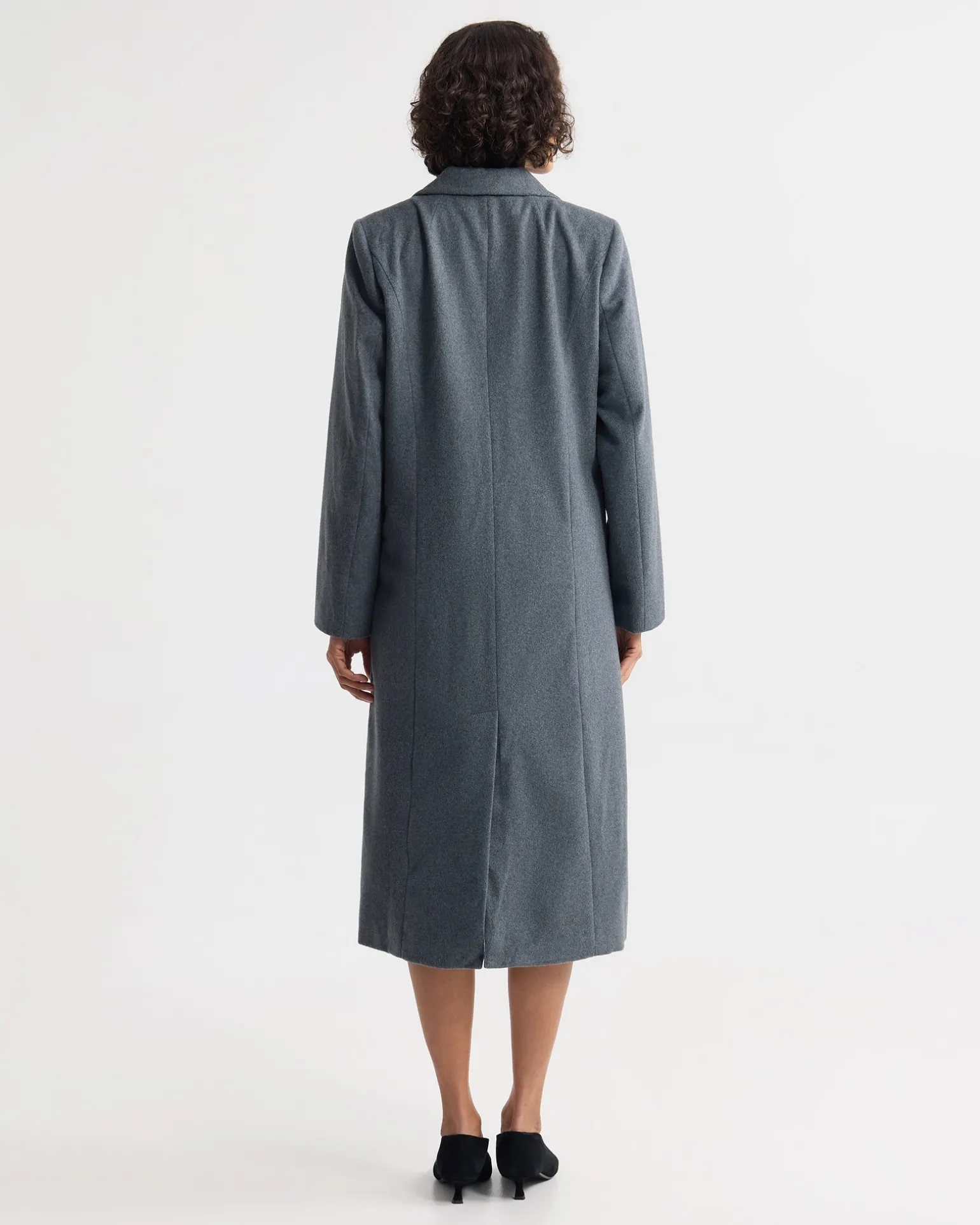 Saskia Double Breasted Wool Rich Coat