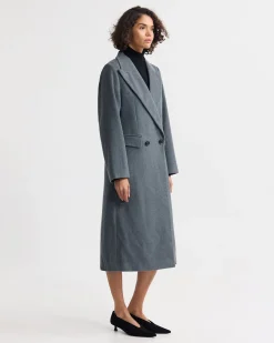 Saskia Double Breasted Wool Rich Coat