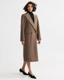 Saskia Double Breasted Wool Rich Coat