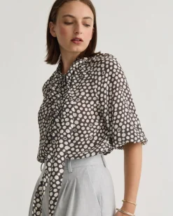 Simone Tie Neck Shirt