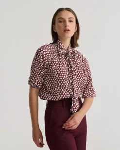 Simone Tie Neck Shirt