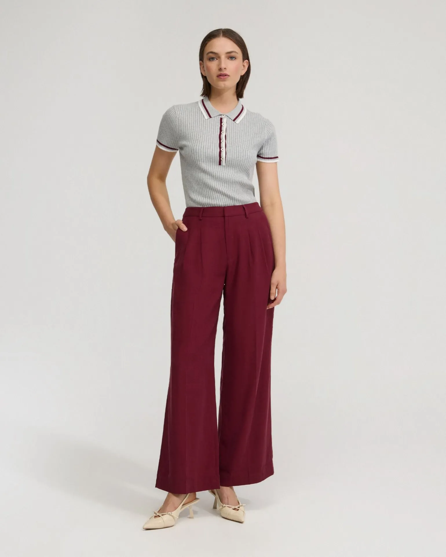 Sonia Pleat Front Pants