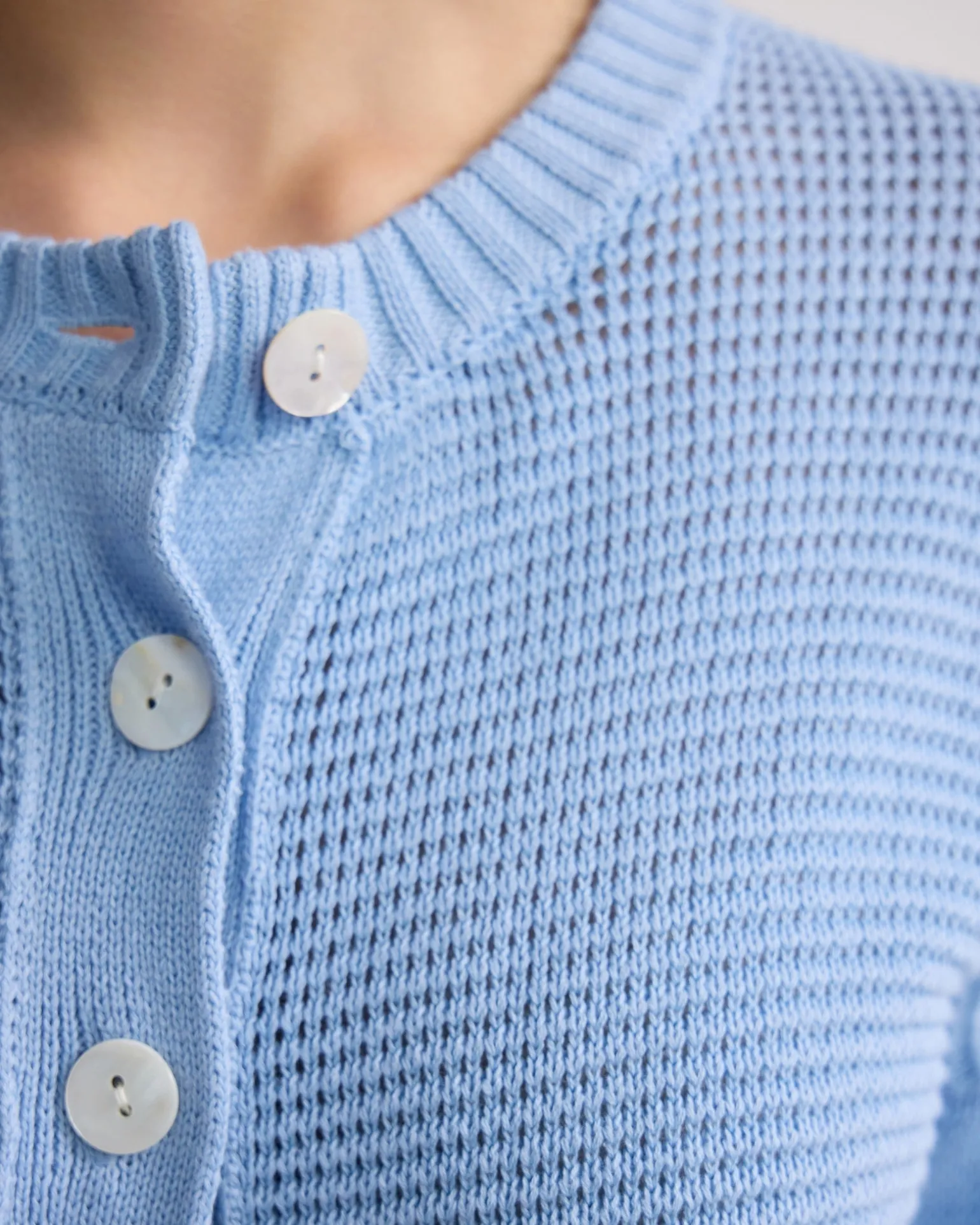 Stevie Cotton Knit Cardigan