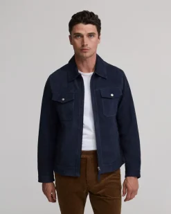 Suede Trucker Jacket