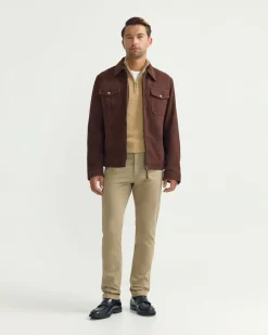 Suede Trucker Jacket