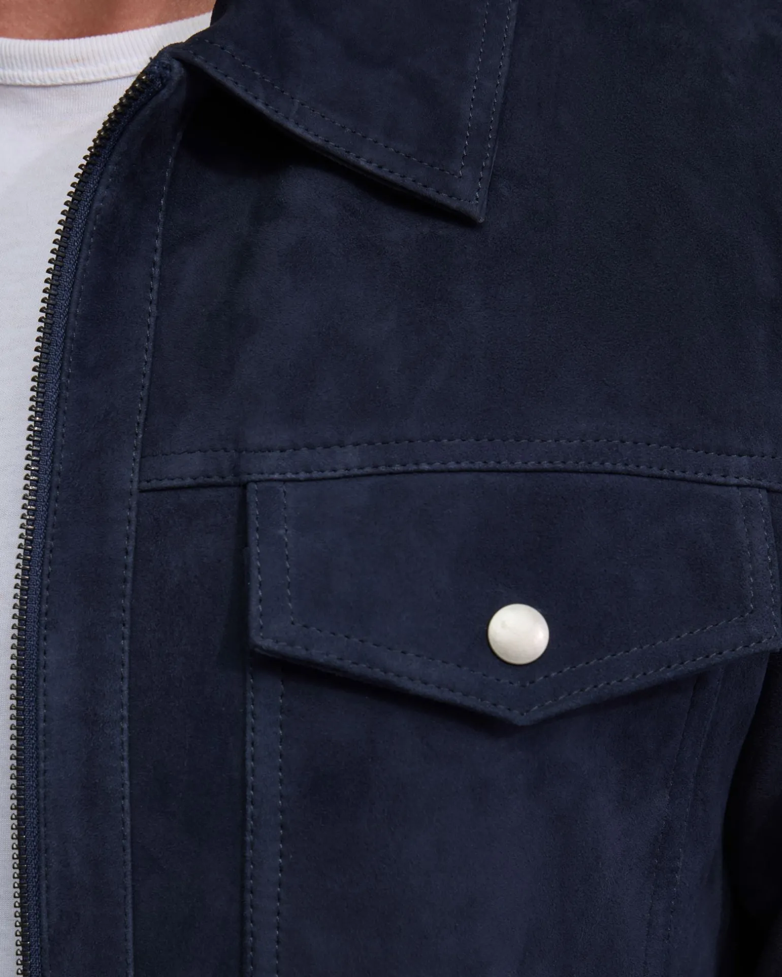 Suede Trucker Jacket