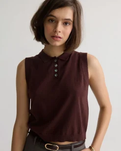 Suki Cashmere Blend Polo