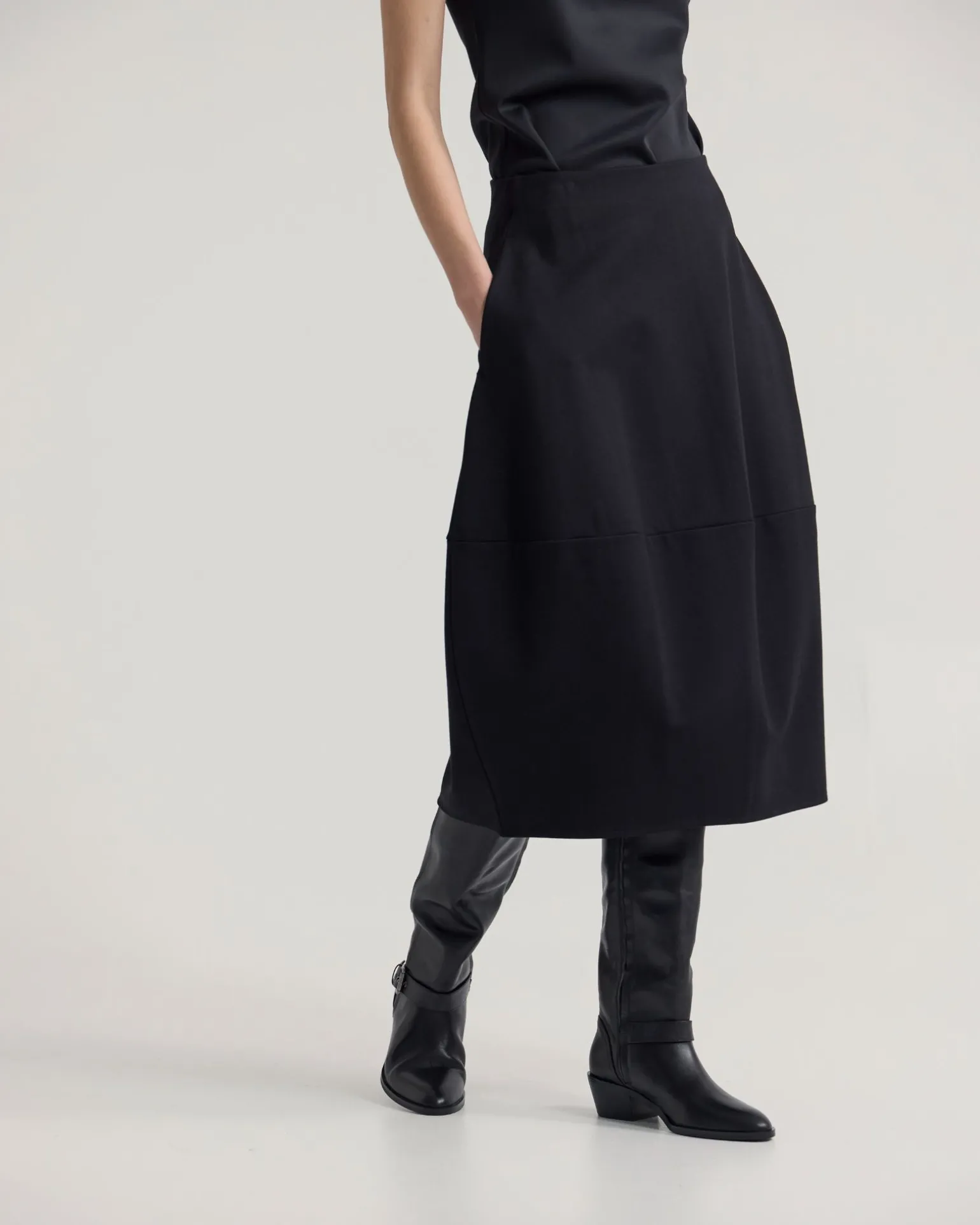 Sybil Stretch Knit Skirt