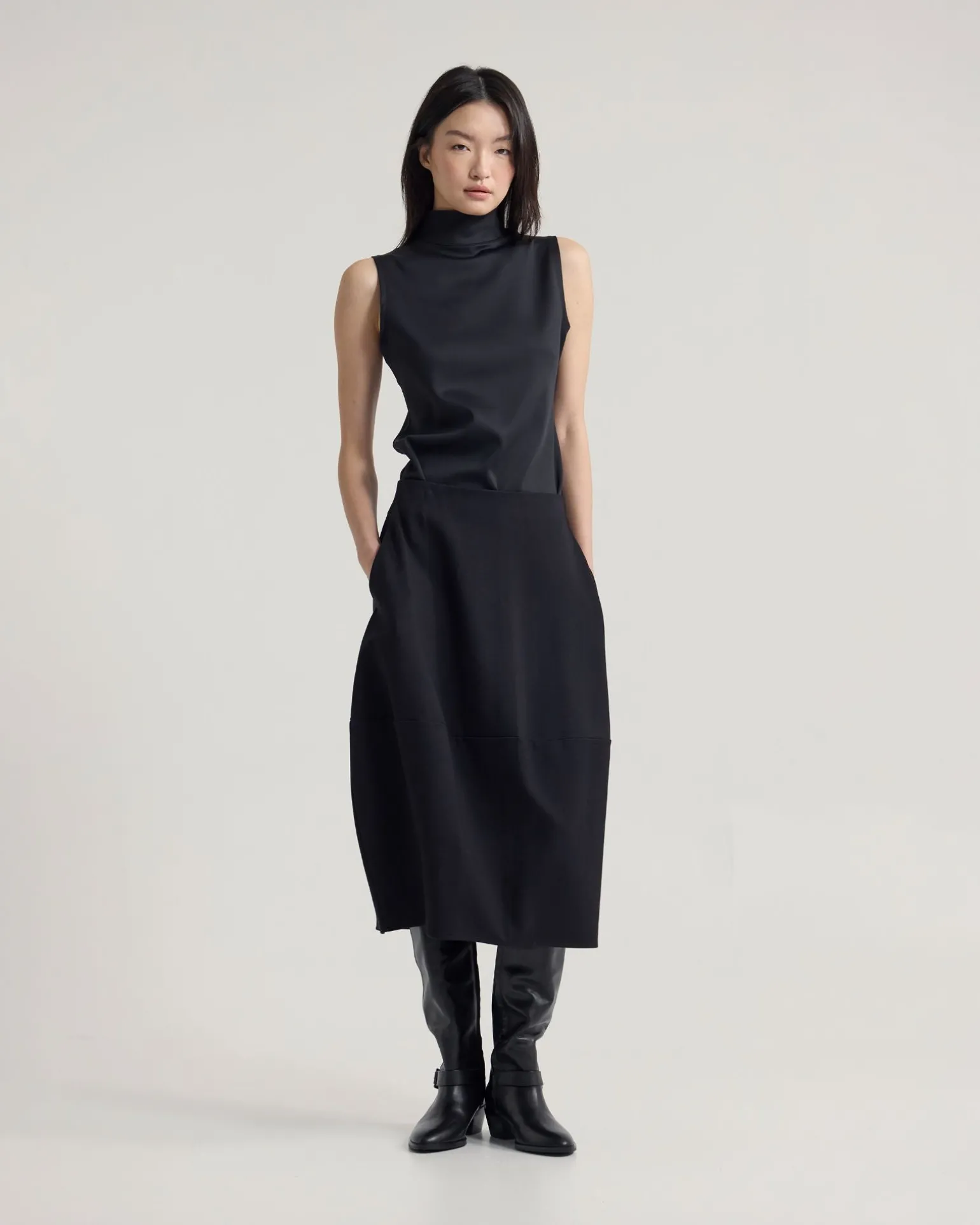 Sybil Stretch Knit Skirt