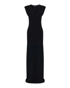 Sydney Knit Dress With Woven Skirt