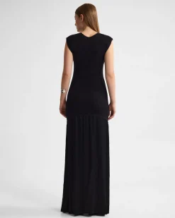 Sydney Knit Dress With Woven Skirt