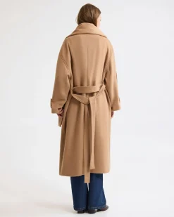 Talia Detachable Scarf Coat