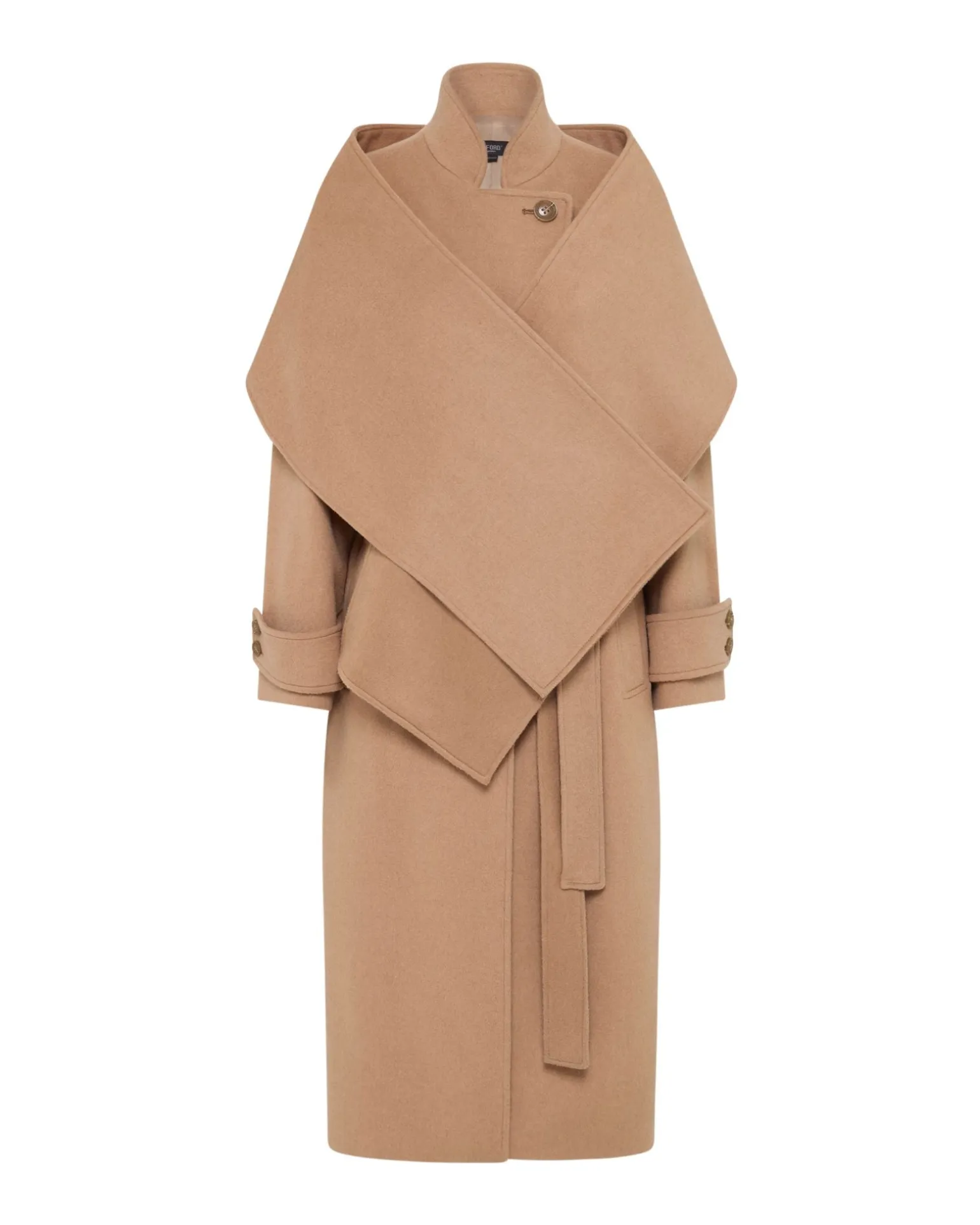 Talia Detachable Scarf Coat