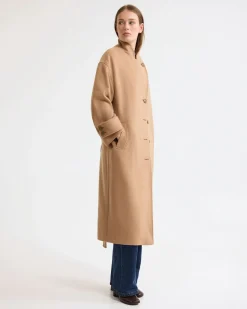 Talia Detachable Scarf Coat