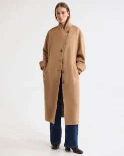 Talia Detachable Scarf Coat