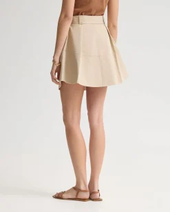 Teri Cotton Safari Skirt