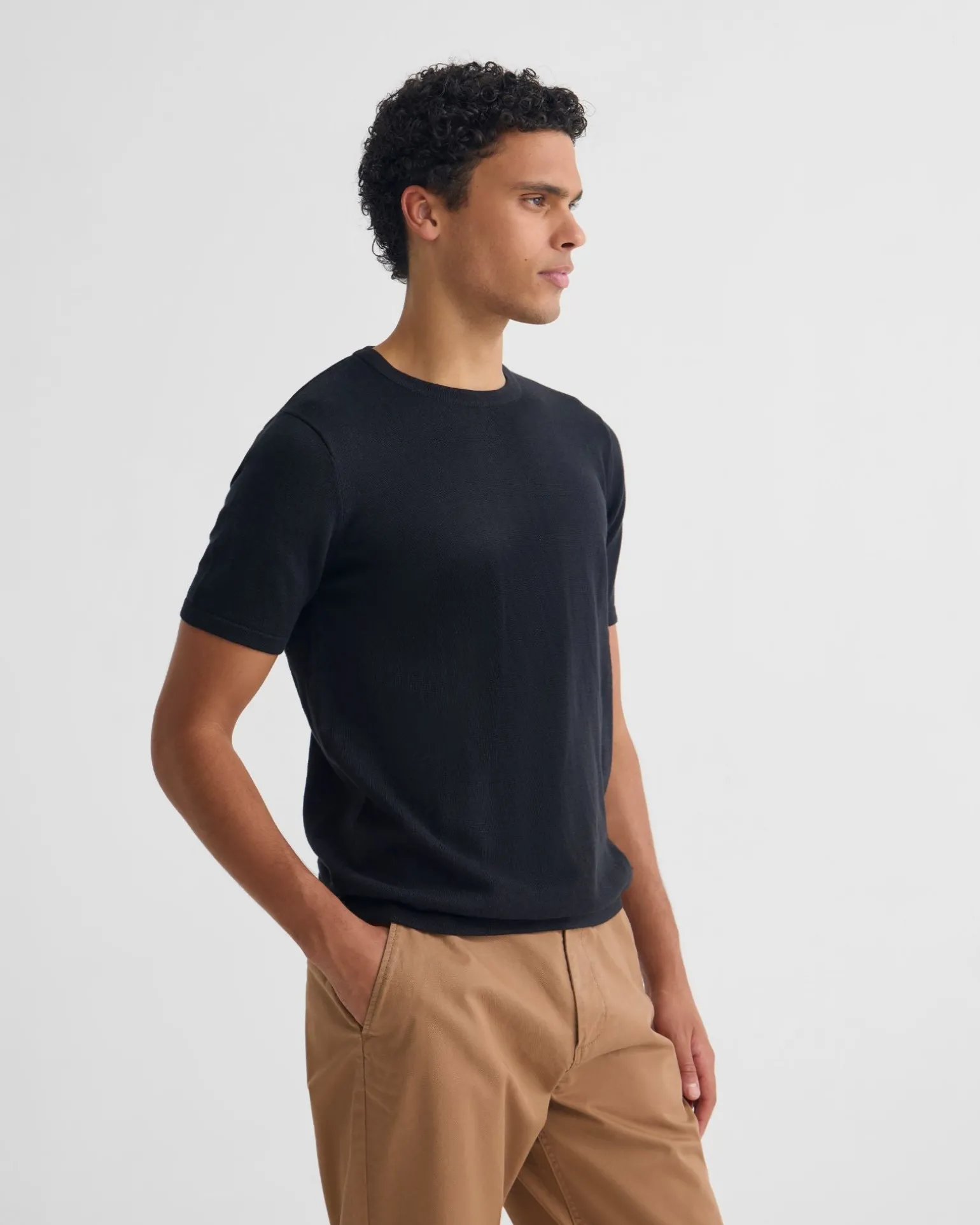 Theo Knitted T Shirt