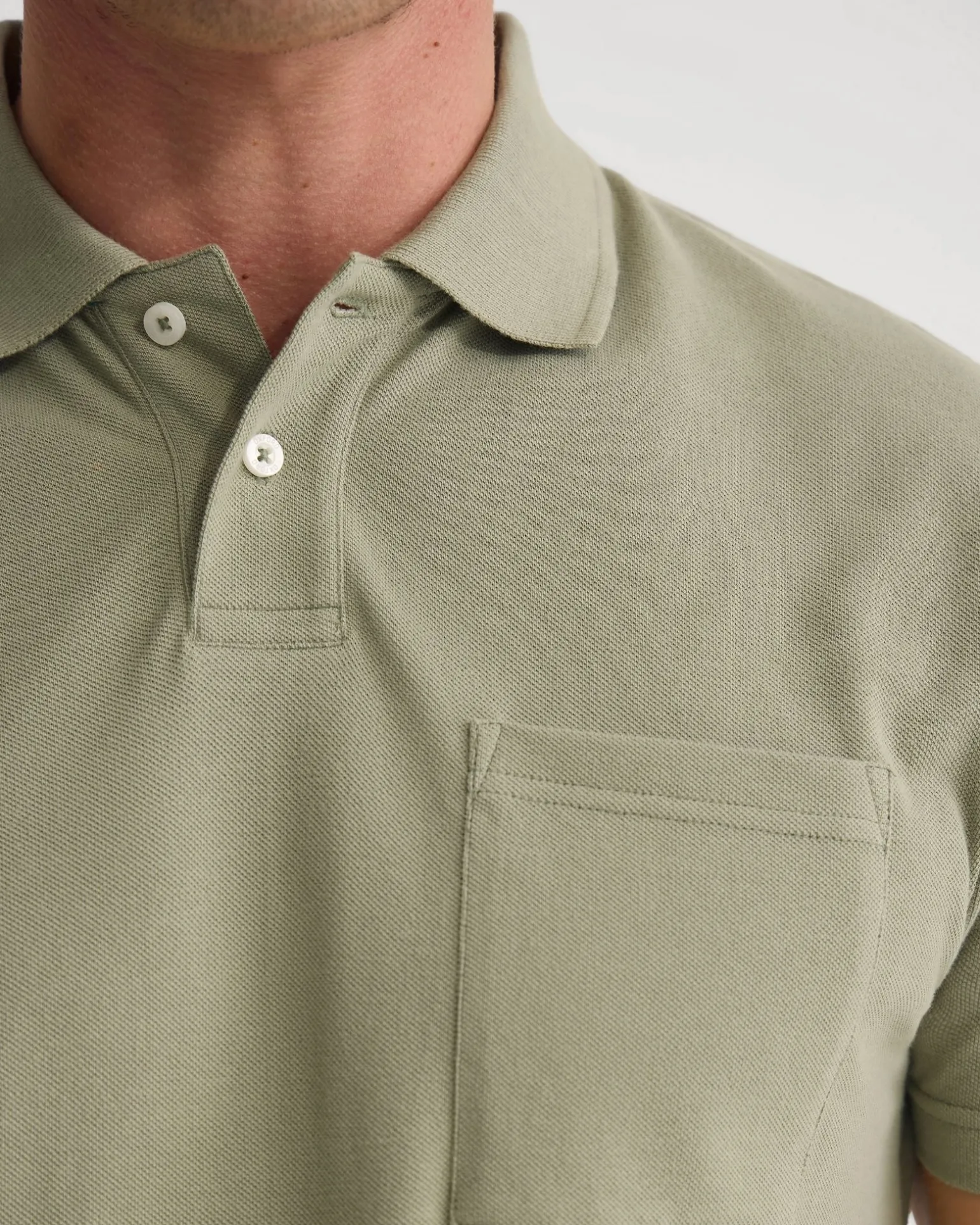 Theo Organic Cotton Pique Polo