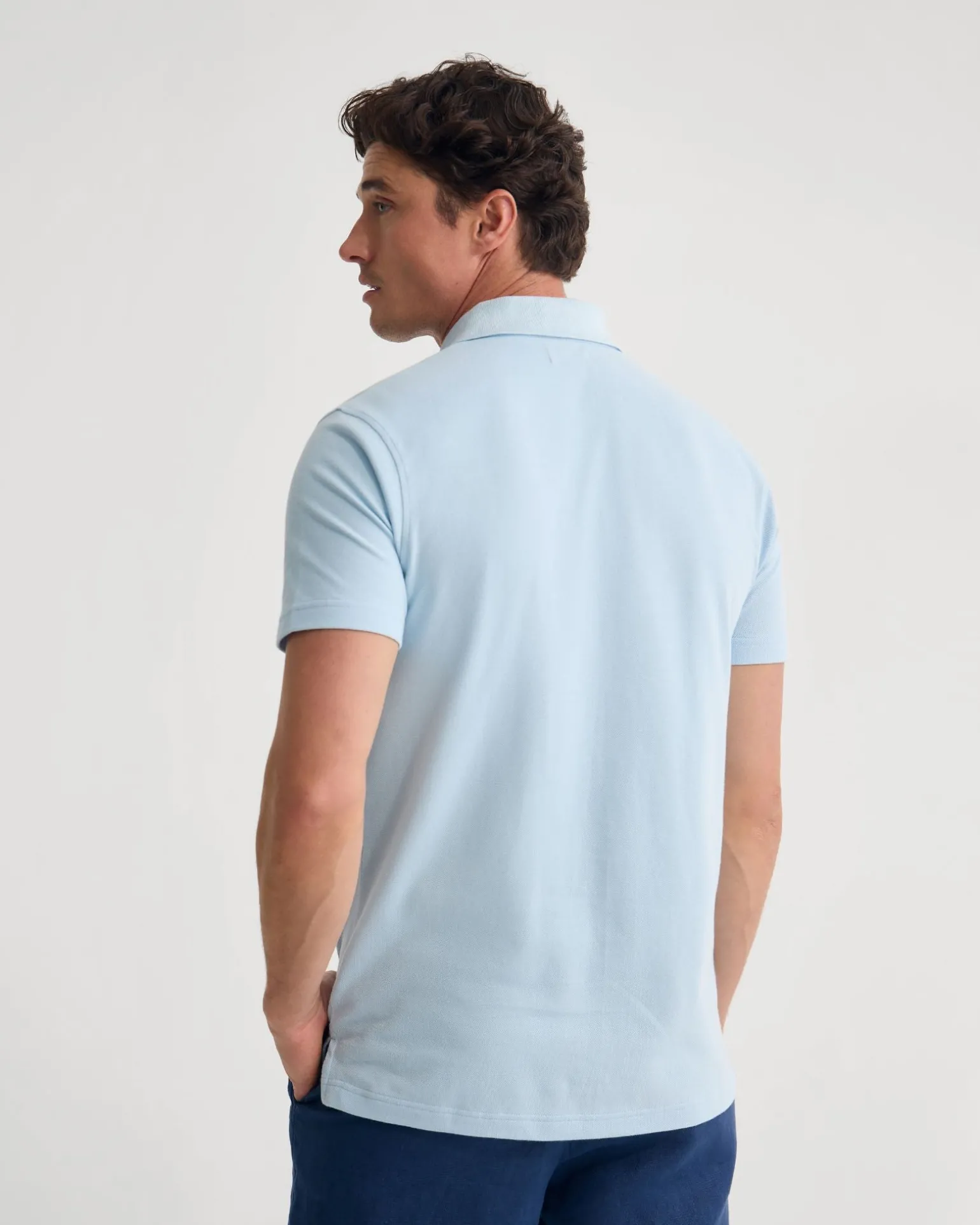 Theo Organic Cotton Pique Polo