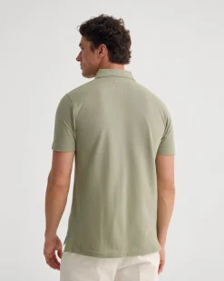 Theo Organic Cotton Pique Polo