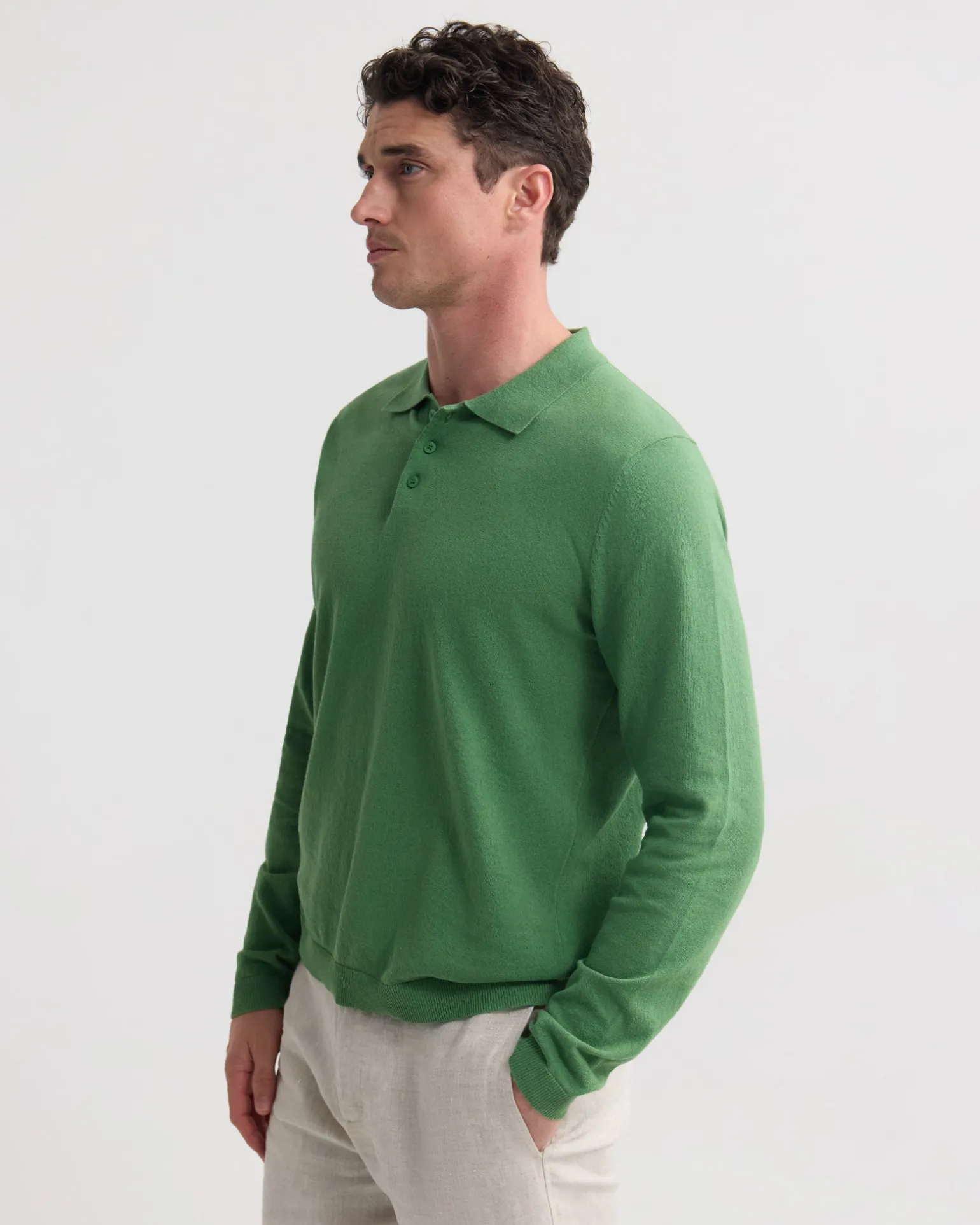 Thomas Linen Blend Polo