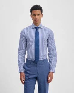 Trafalgar Slim Fit Stripe Shirt