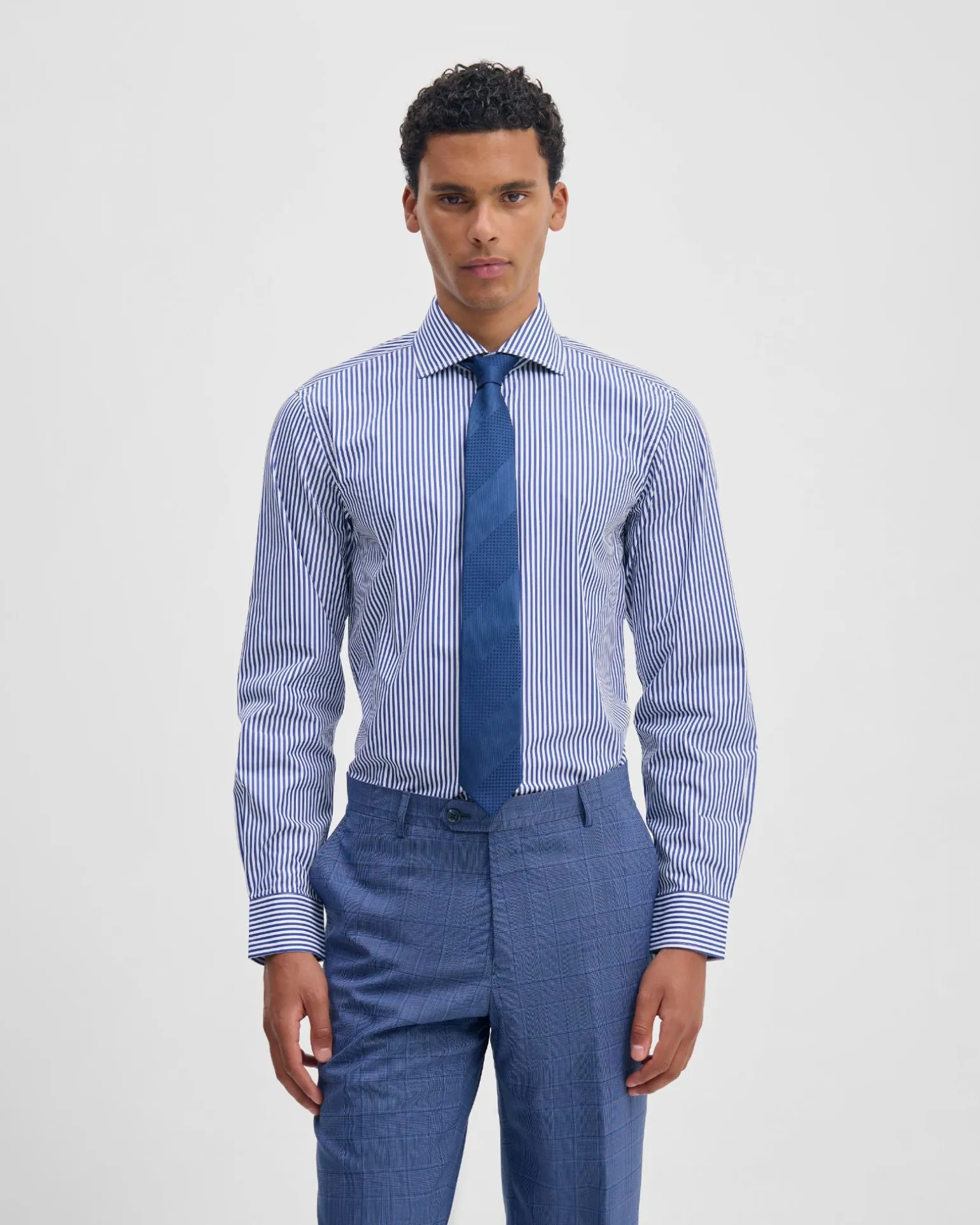 Trafalgar Slim Fit Stripe Shirt