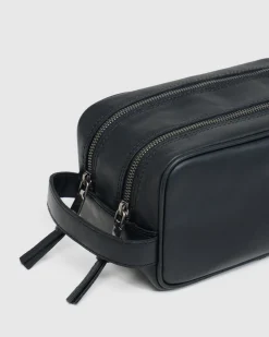 Traveller Leather Wash Bag